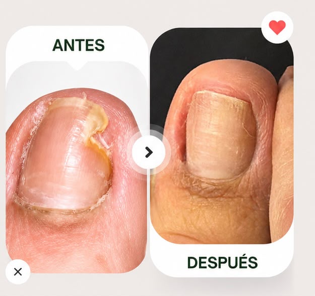 Comparación cercana antes y después del tratamiento